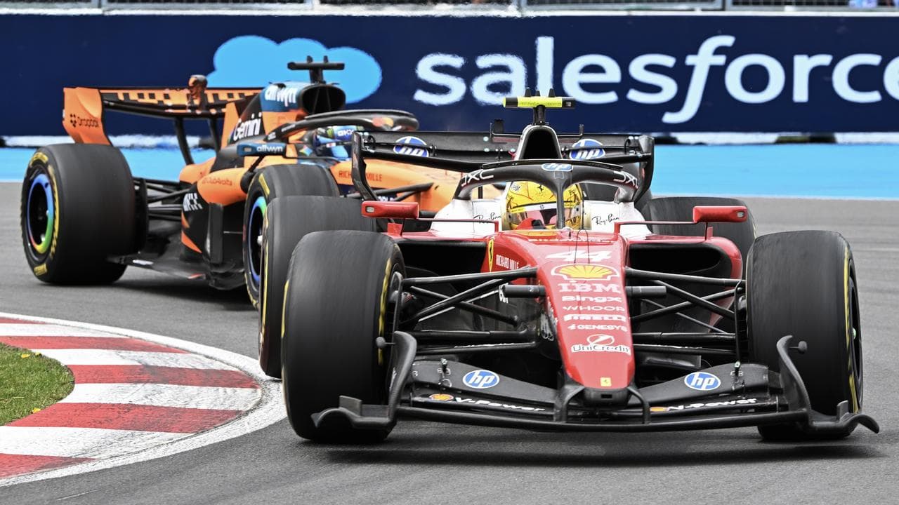 Lewis Hamilton versus Oscar Piastri