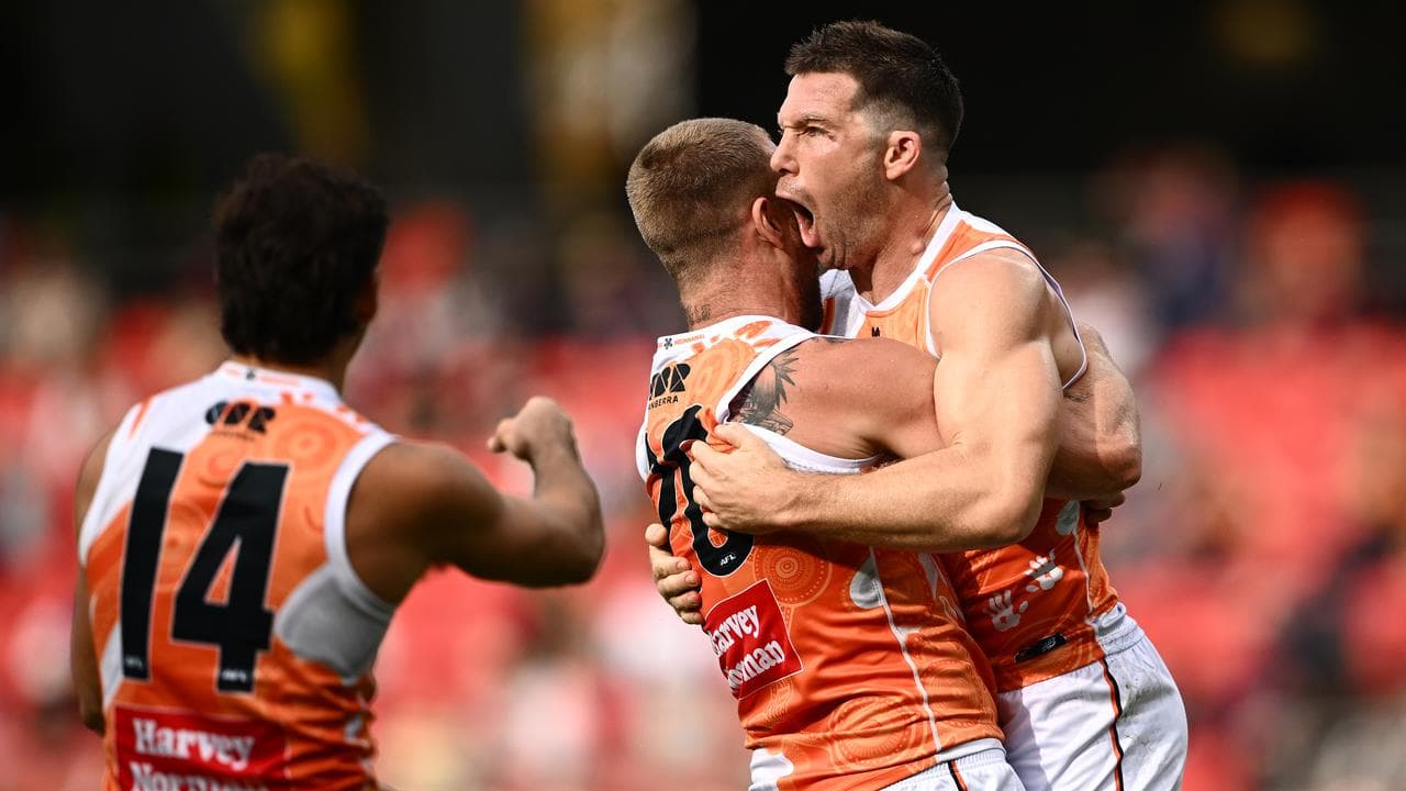 Captain Toby Greene led by example with five goals for the Giants.