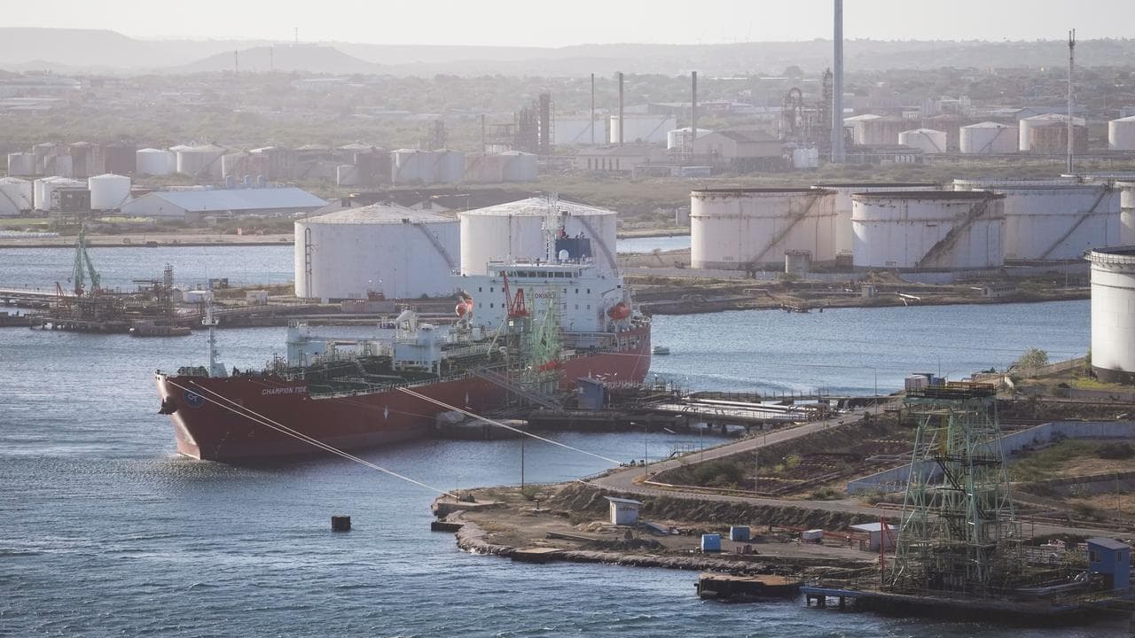 An oil tanker