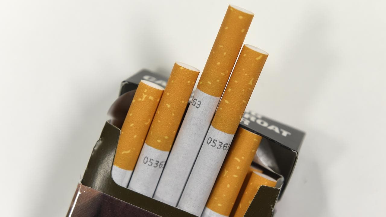 A file photo of cigarettes 