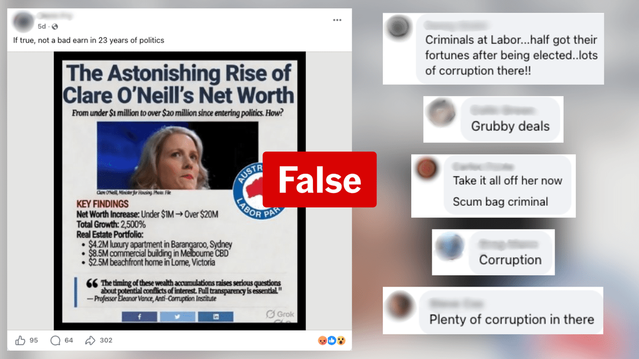 A screenshot of a Facebook post.