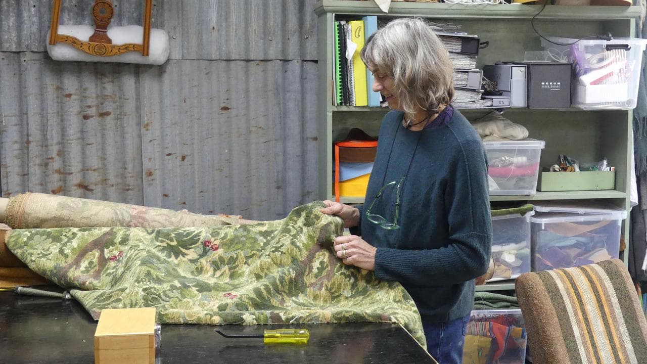 Upholsterer and artist Fiona Edmeades