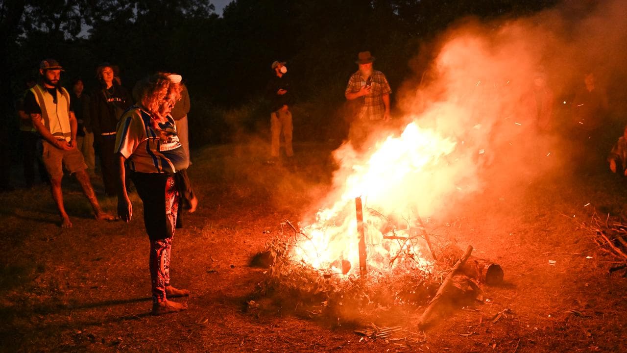 Victoria Park camp fire.