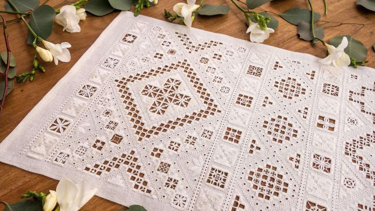 The work of embroiderer Yvette Stanton