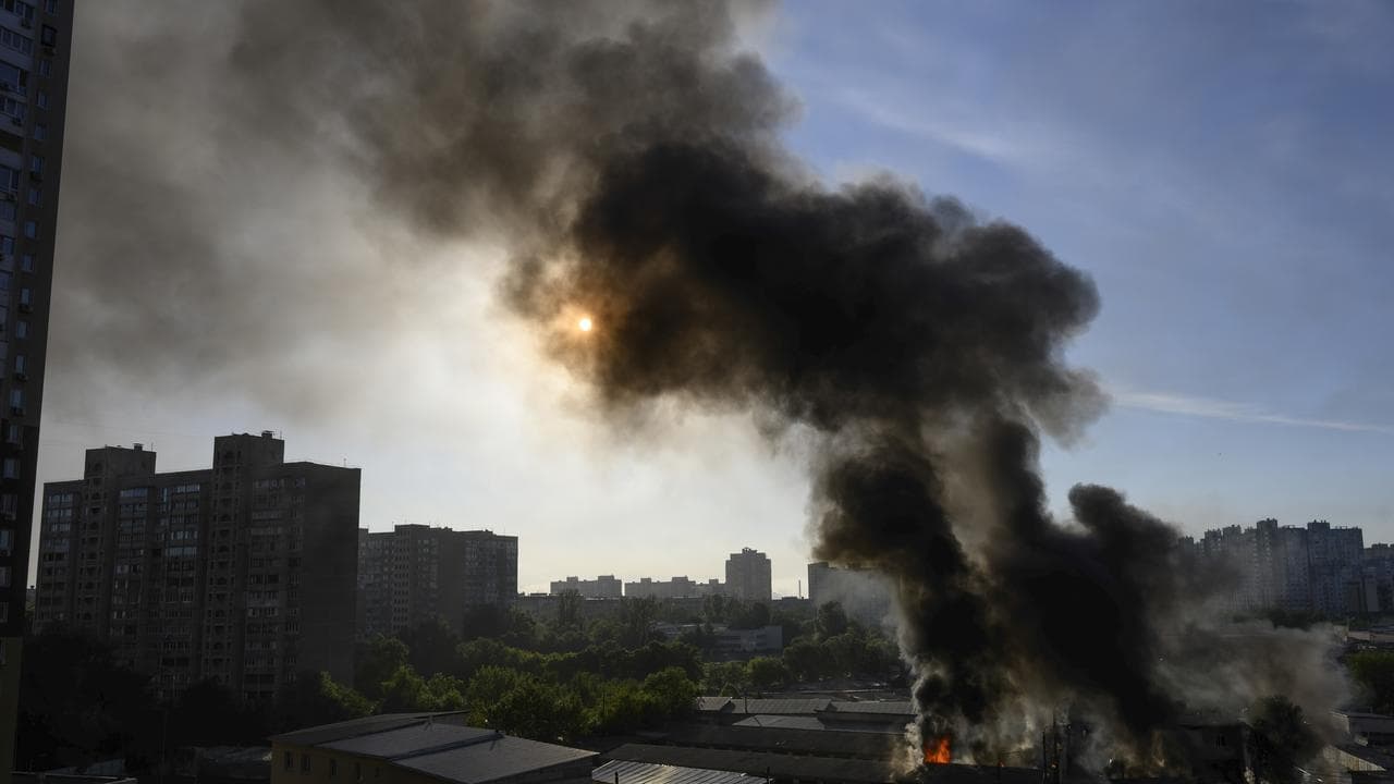 Massive Russian attack on Ukraine
