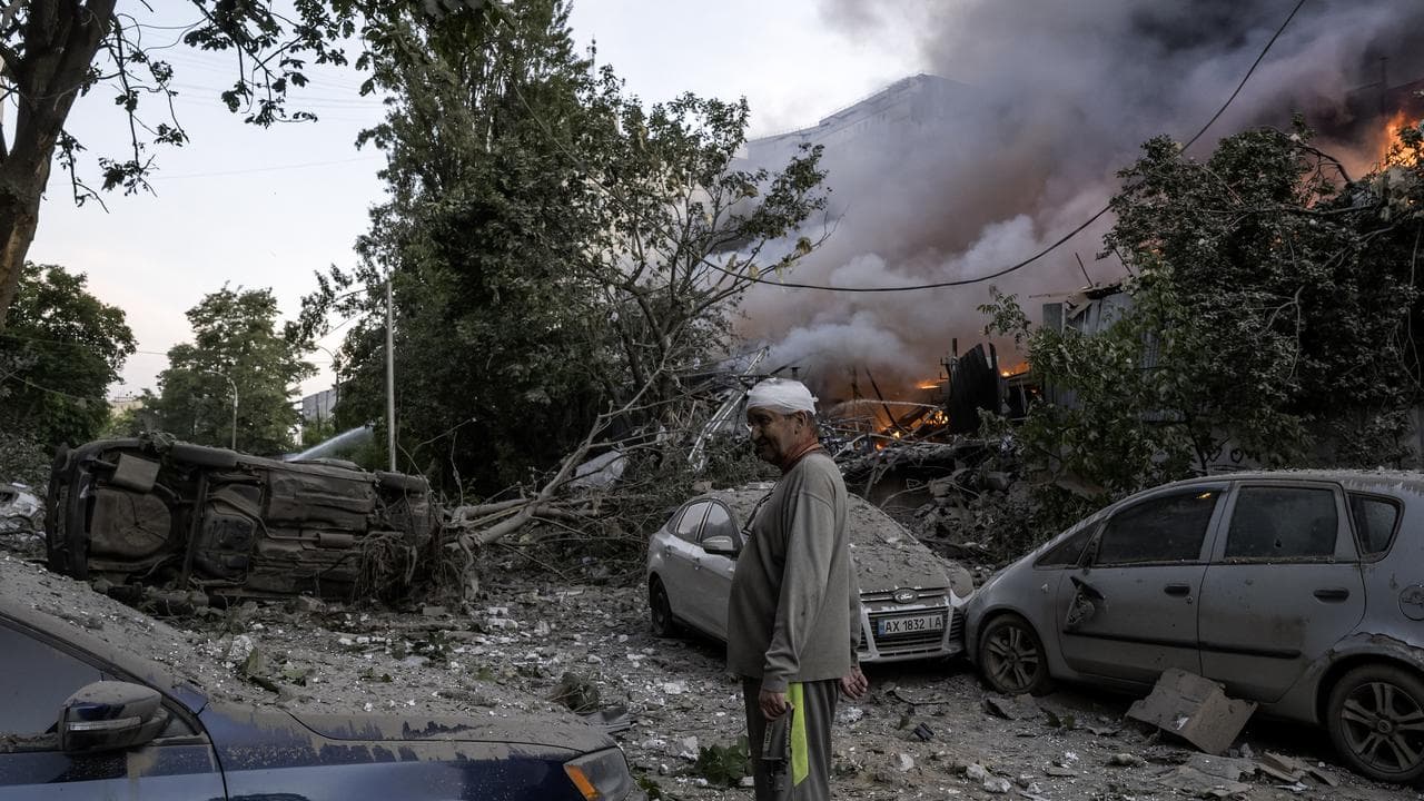 Massive Russian attack on Ukraine