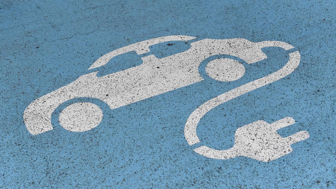 Signage for EV charging station (file image)