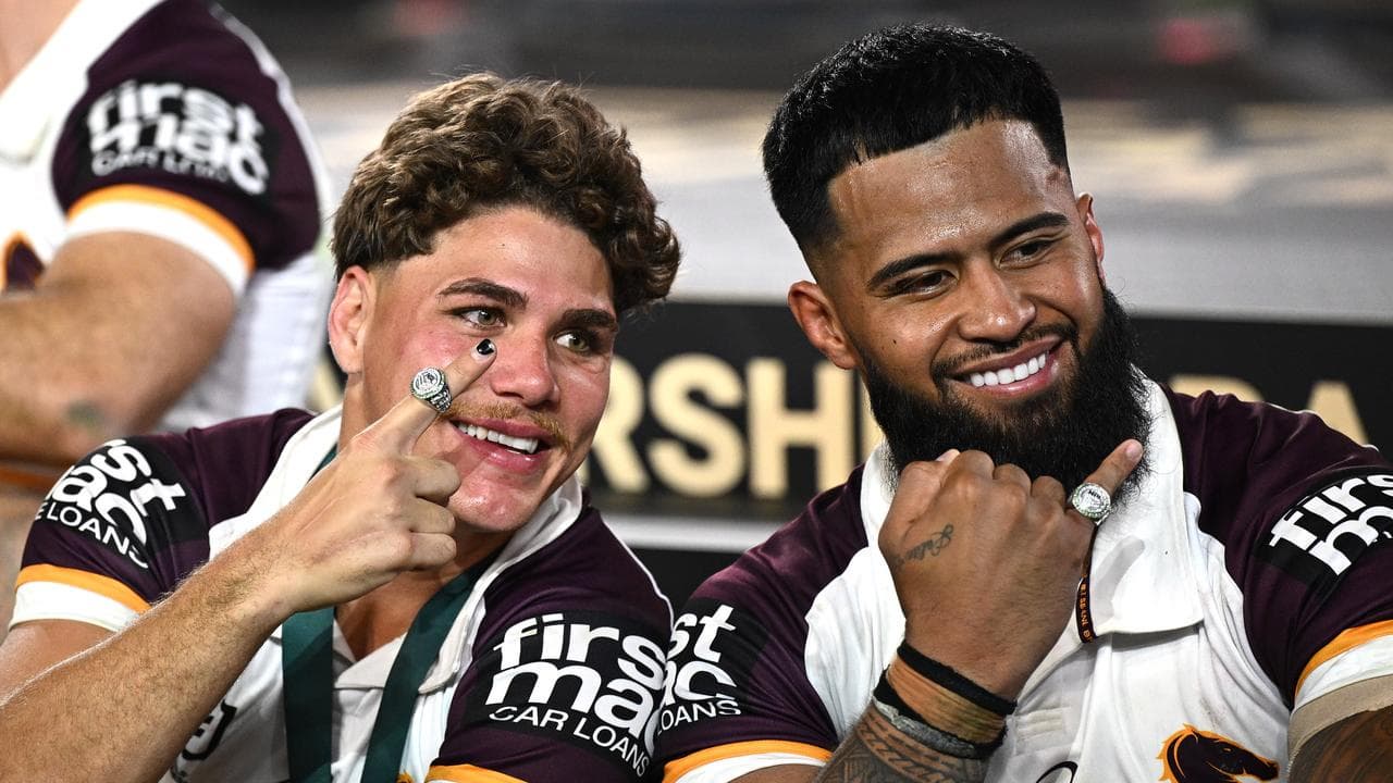 Reece Walsh and Payne Haas.