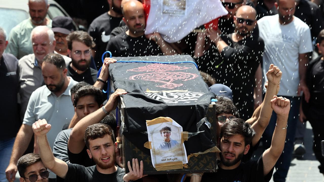 Funeral for Lebanese family