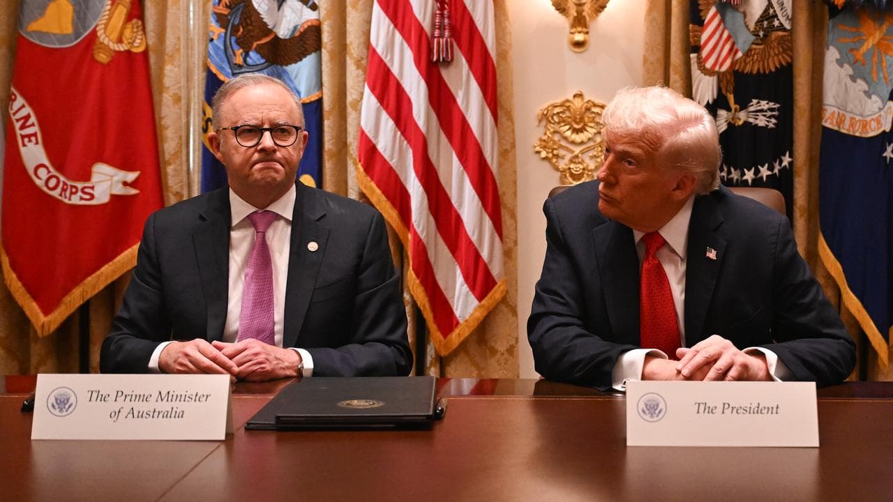 Anthony Albanese and Donald Trump (file image)