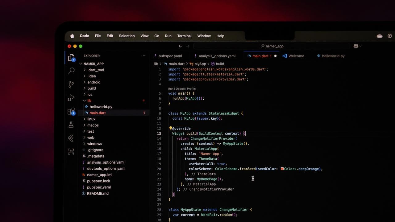 An image of code displayed on a computer screen