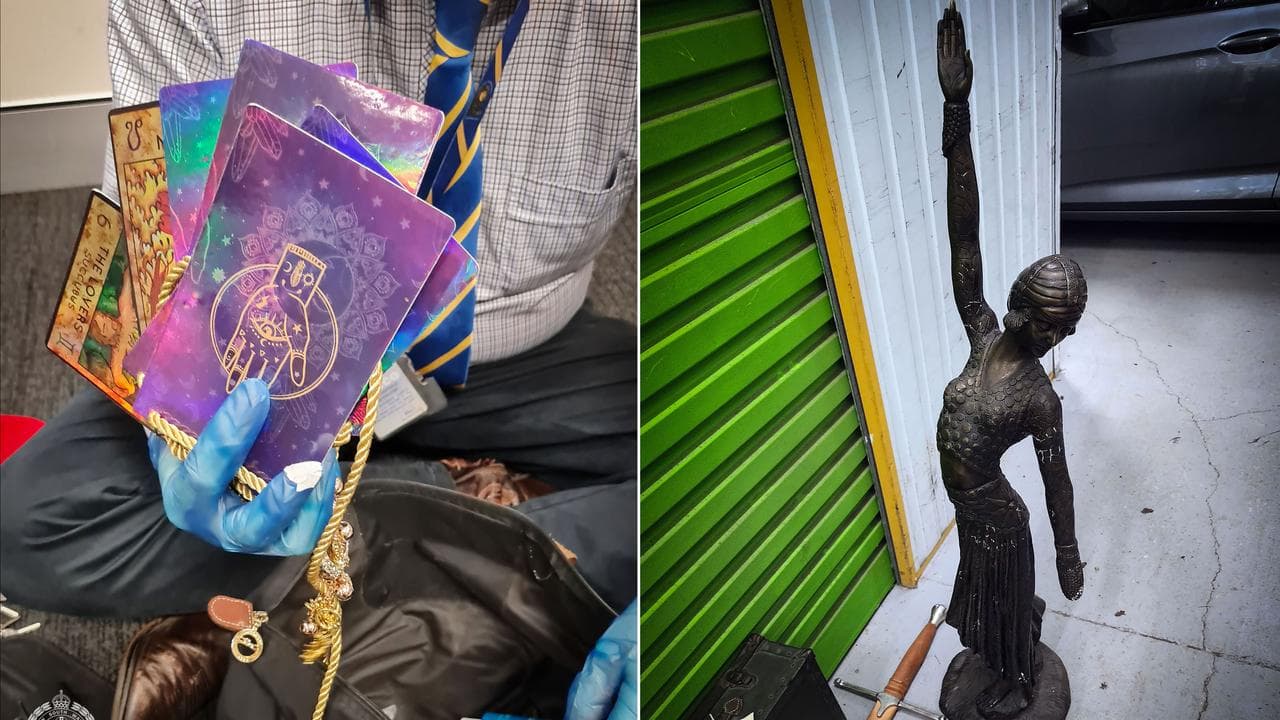 Items seized by police (file)