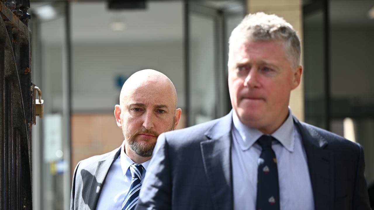 Benedict Bryant (left) and his lawyer Paul McGirr (file)