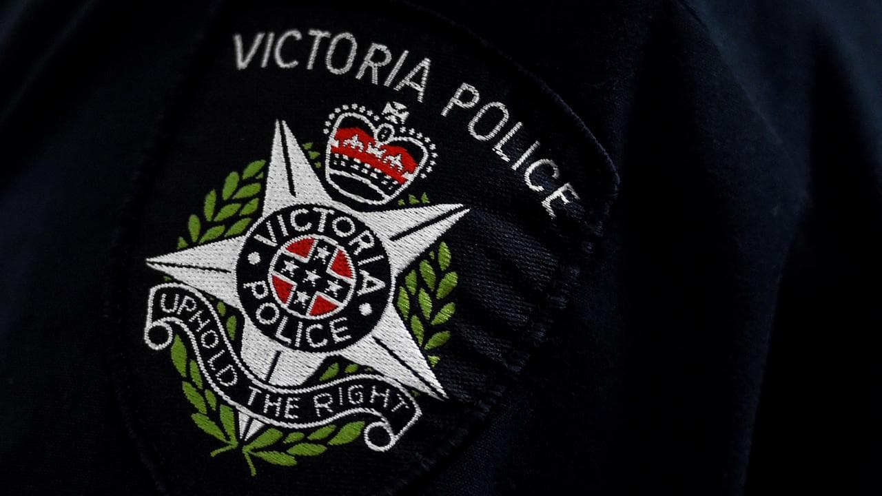 A Victorian Police badge (file image)
