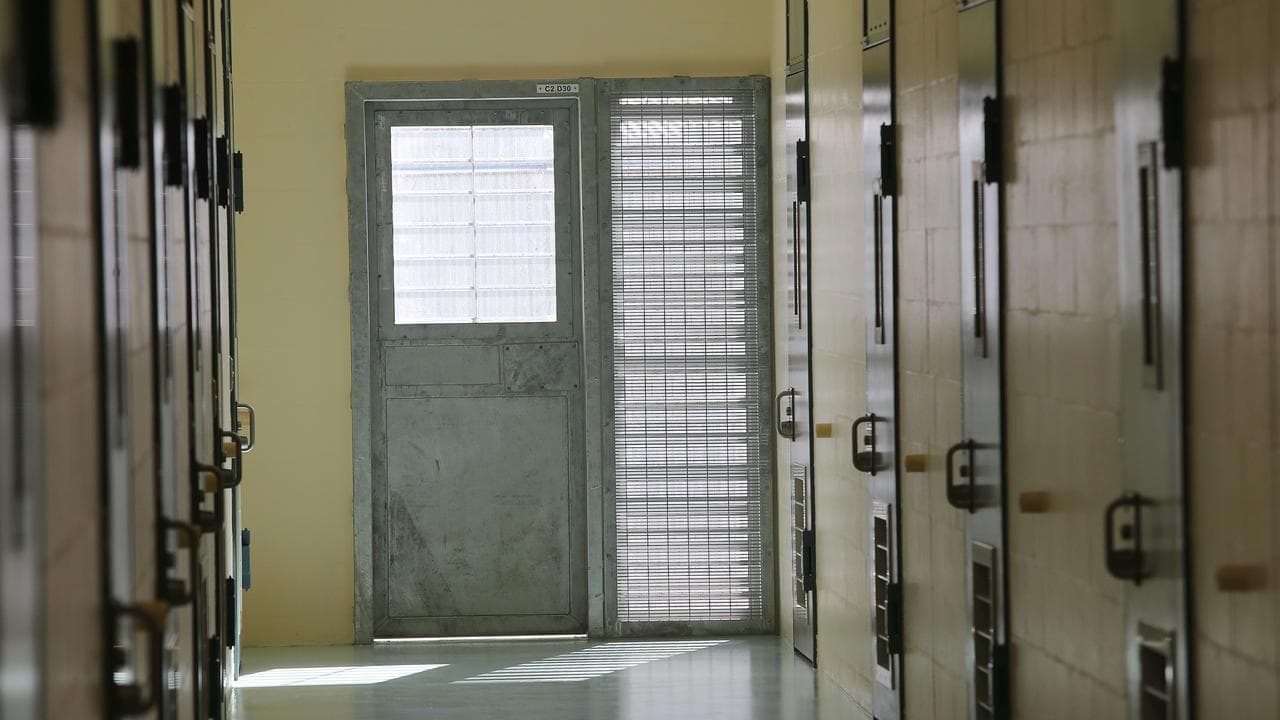 A prison cell corridor (file)