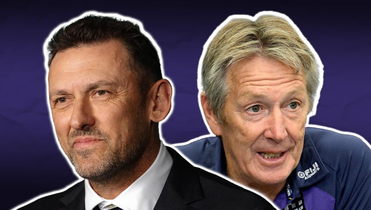 (L-R) Tony Popovic and Craig Bellamy.
