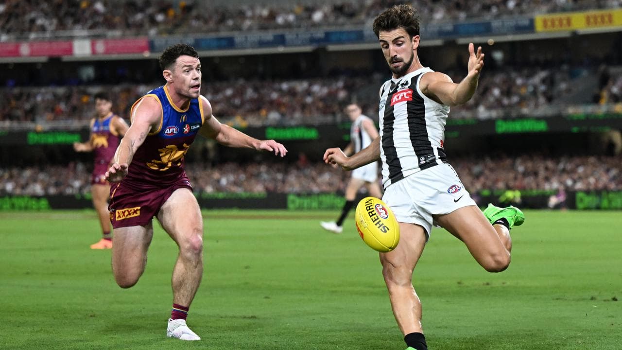 (L-R) Lachie Neale and Josh Daicos.