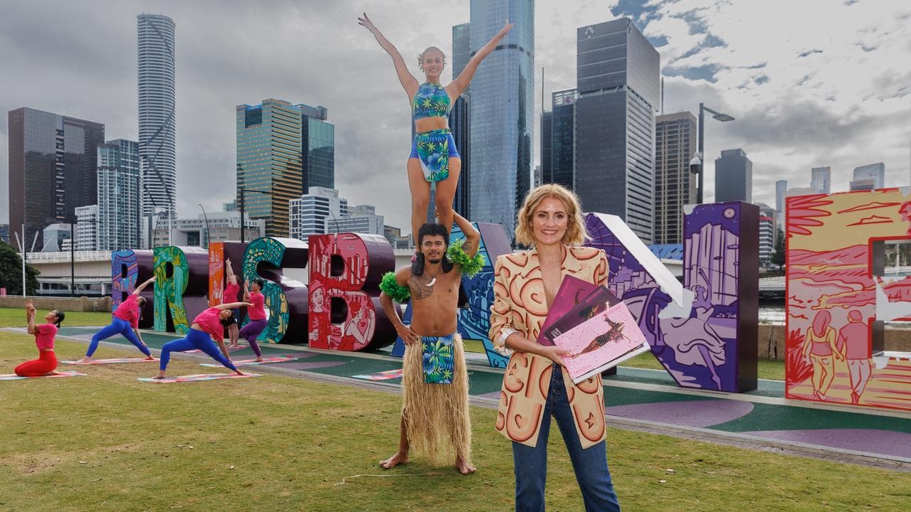 Ebony Bott with performers