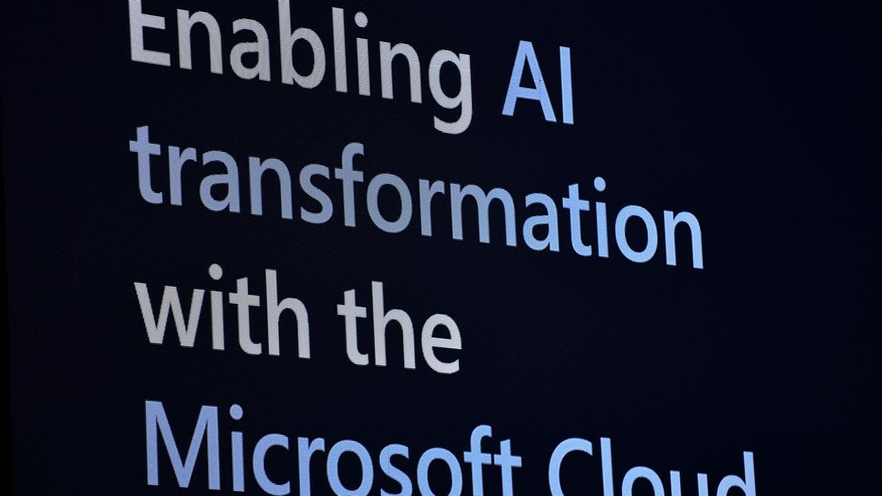 General artifical intelligence (AI) and Microsoft posters