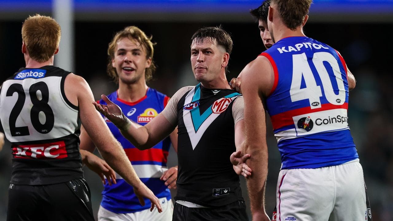 Port Adelaide star Zak Butters grew up supporting the Bulldogs.