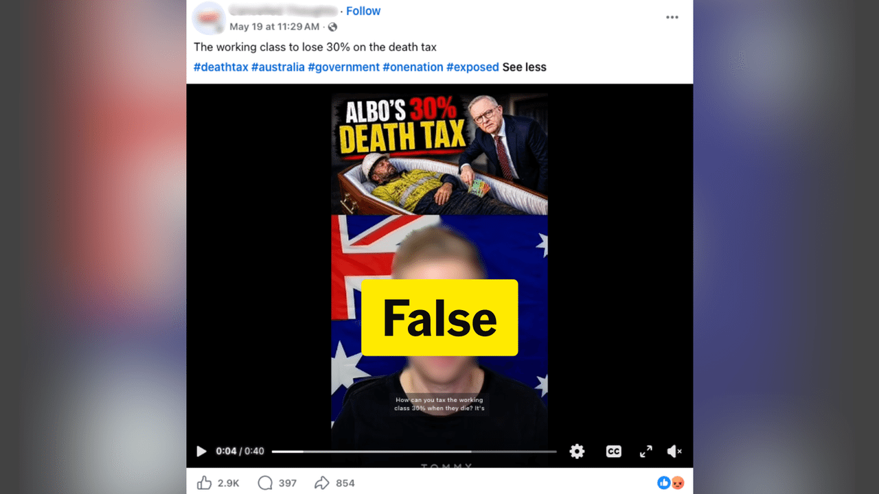 A screenshot of a Facebook post.