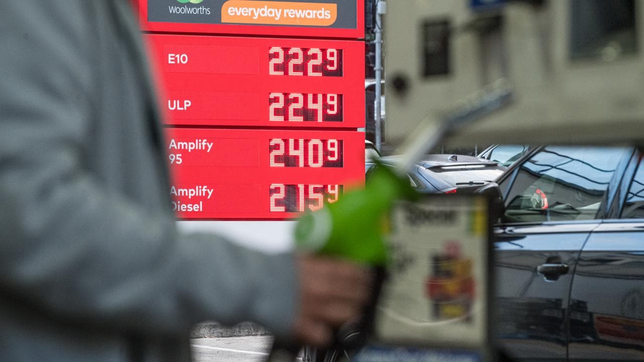 A petrol station (file image)