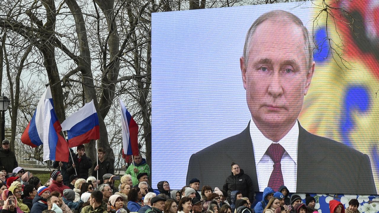 CRIMEA RUSSIA ANNEXATION ANNIVERSARY