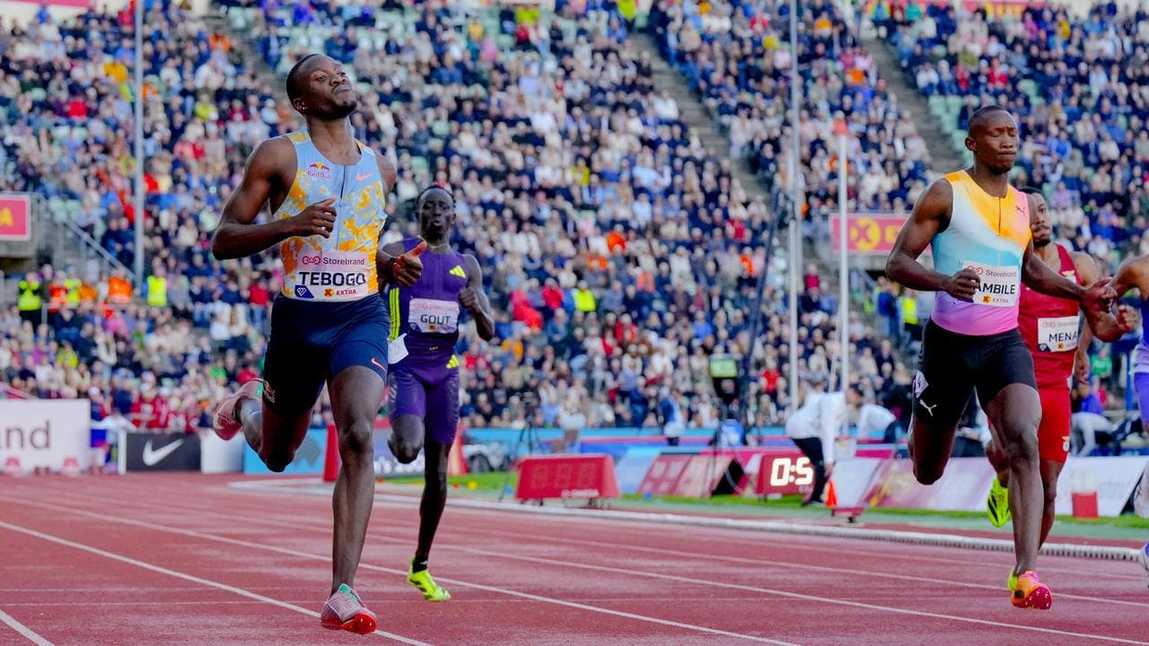 Letsile Tebogo wins the 200m in Oslo with Gout Gout sixth.