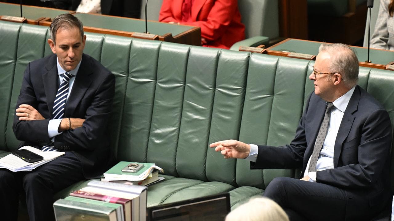 Treasurer Jim Chalmers and Prime Minister Anthony Albanese