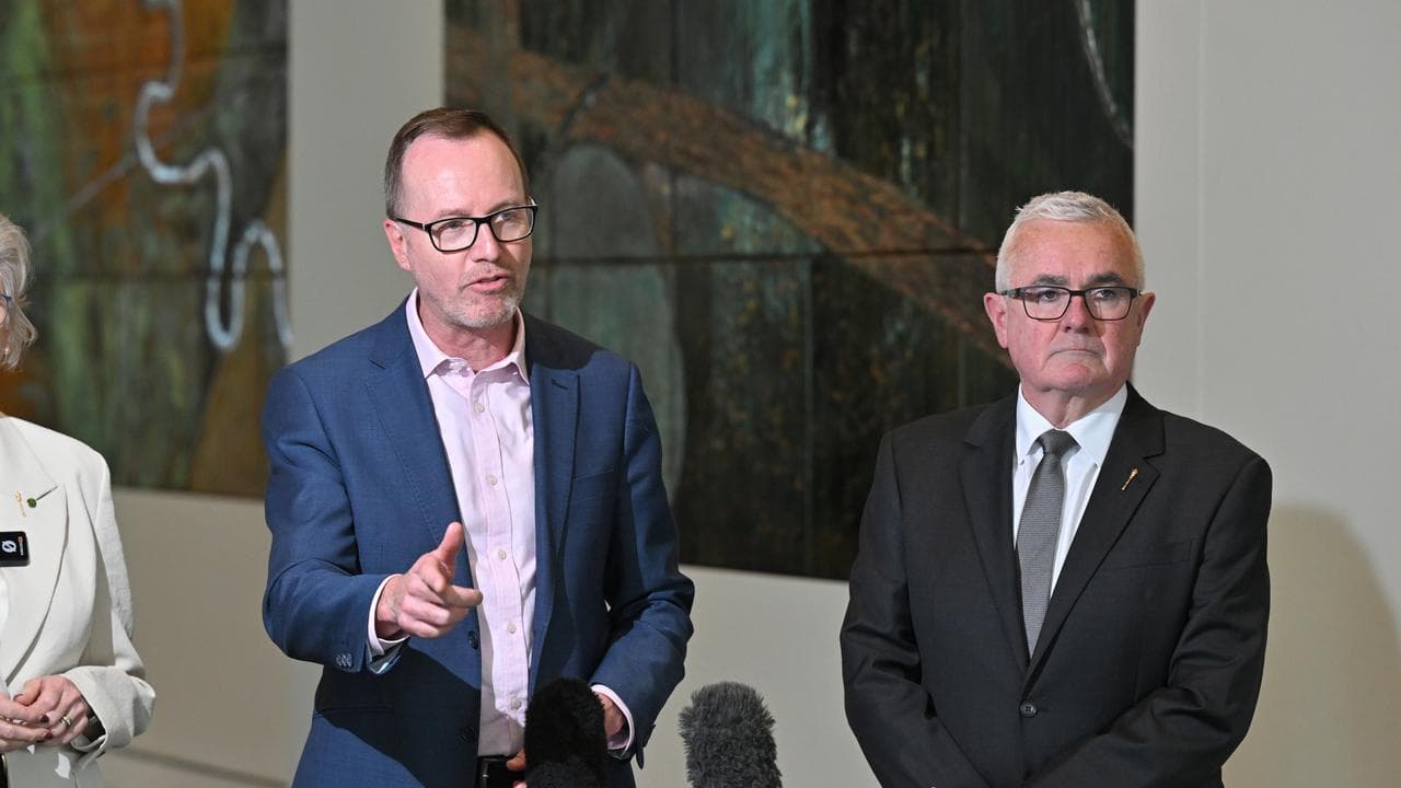 Helen Haines, David Shoebridge and Andrew Wilkie