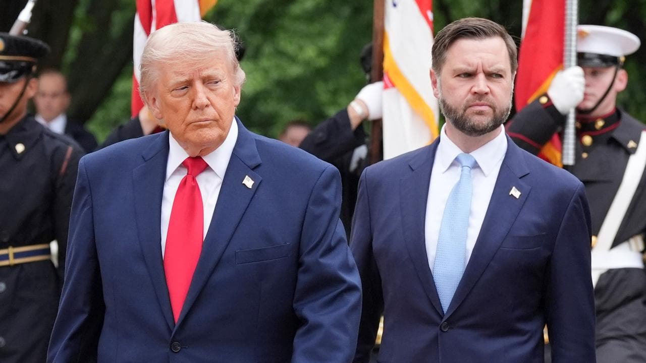 President Donald Trump and Vice-President JD Vance