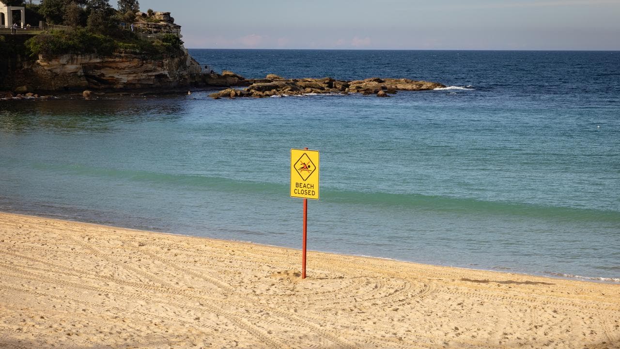 Coogee beach after a shark attack