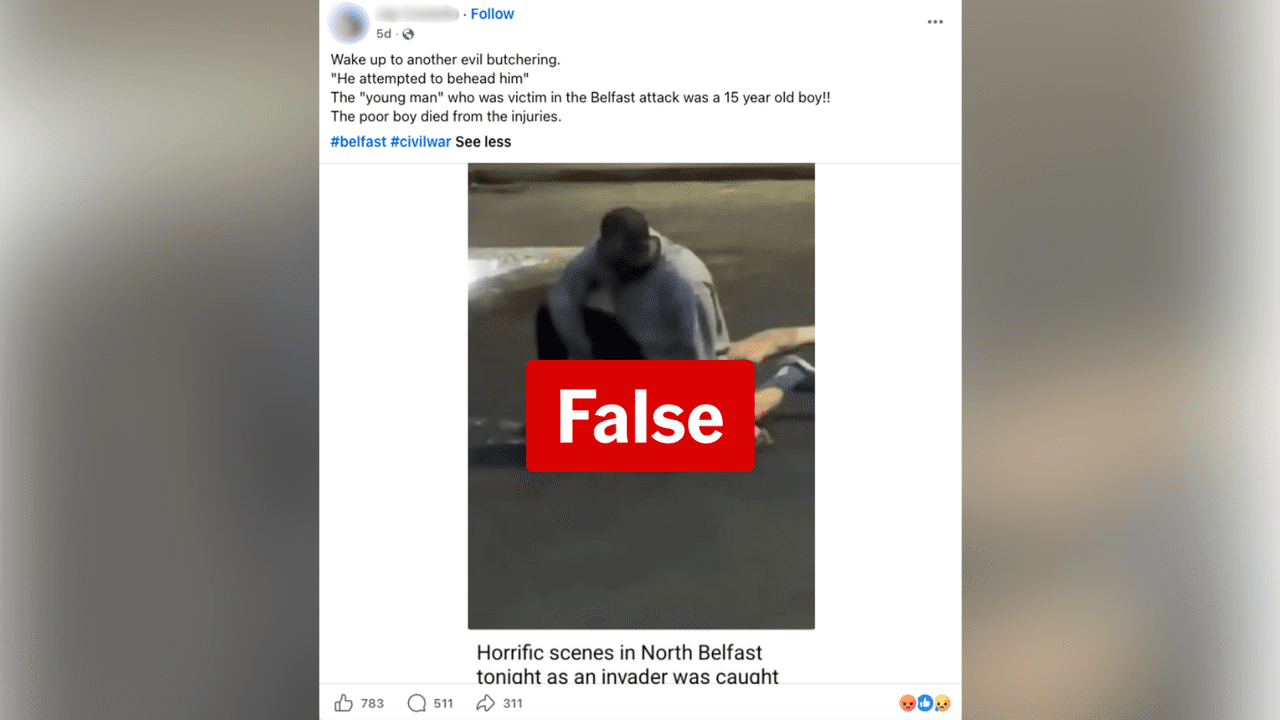 A screenshot of a Facebook post.