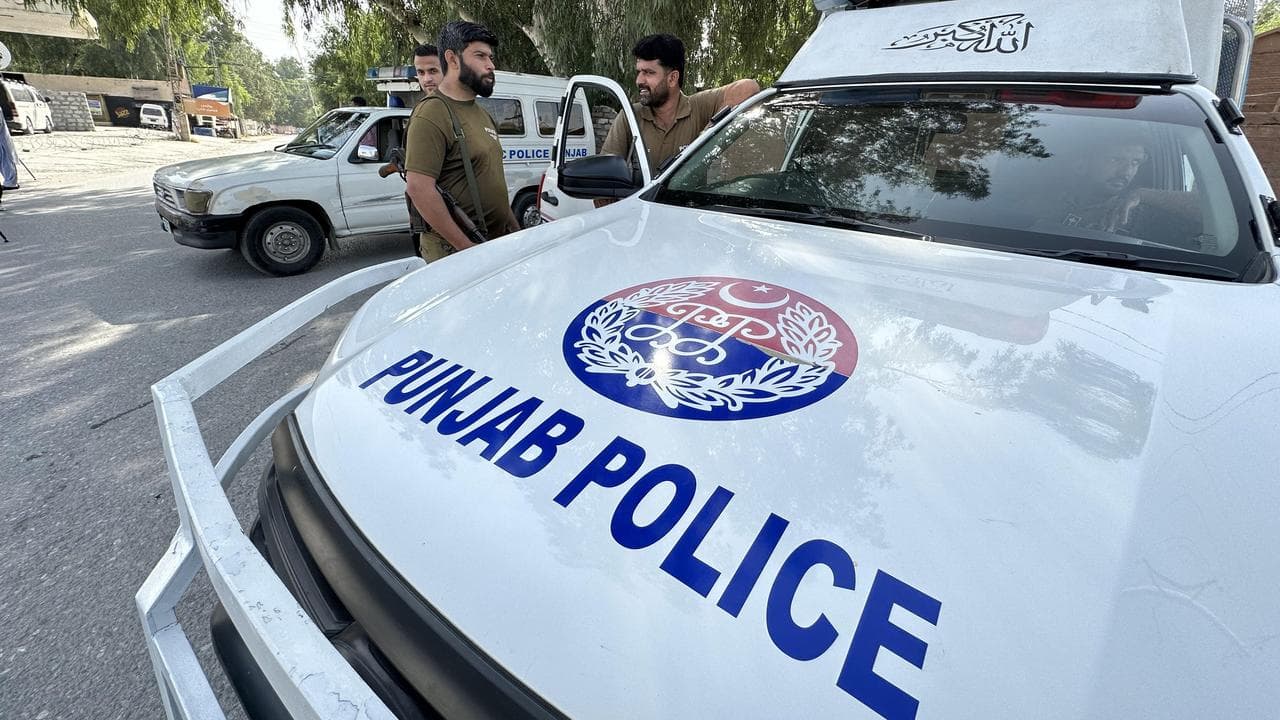 A Pakistani police car