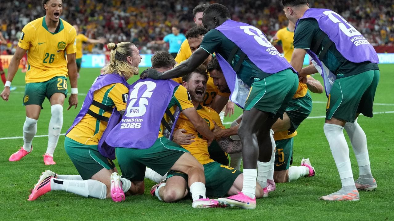 Teammates rushed to Connor Metcalfe 