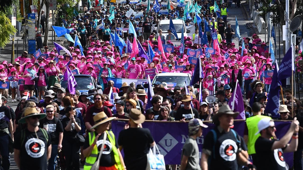 Labor Day rally (file)