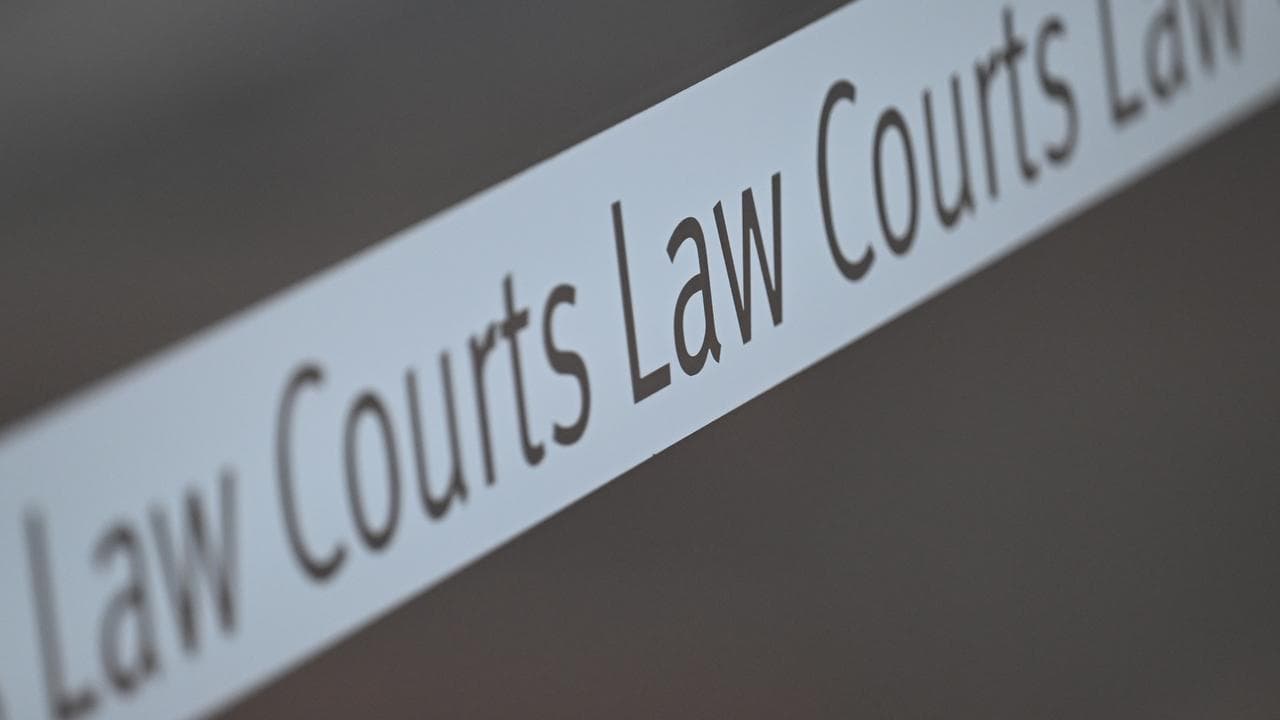 Law Courts signage (file image)