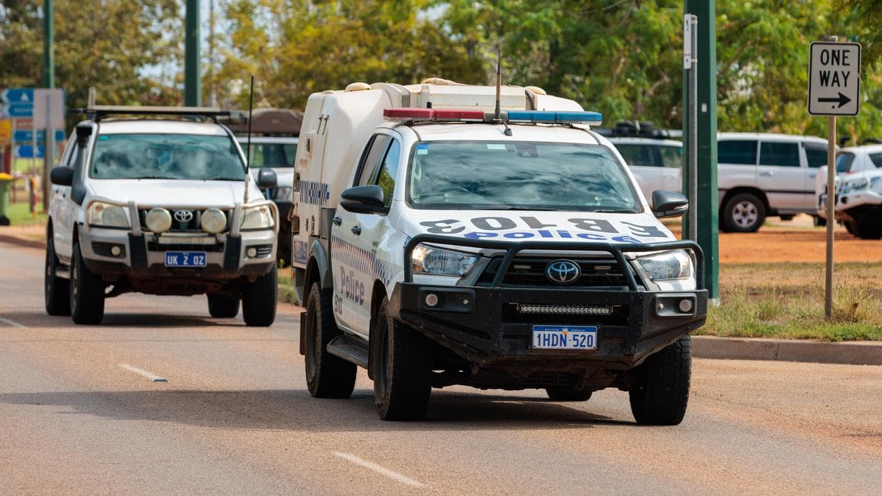 A police car in Broome (file image)