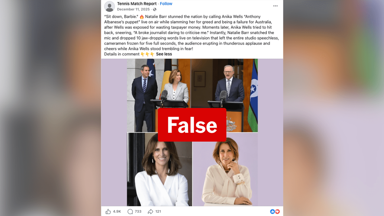 A screenshot of a Facebook post.