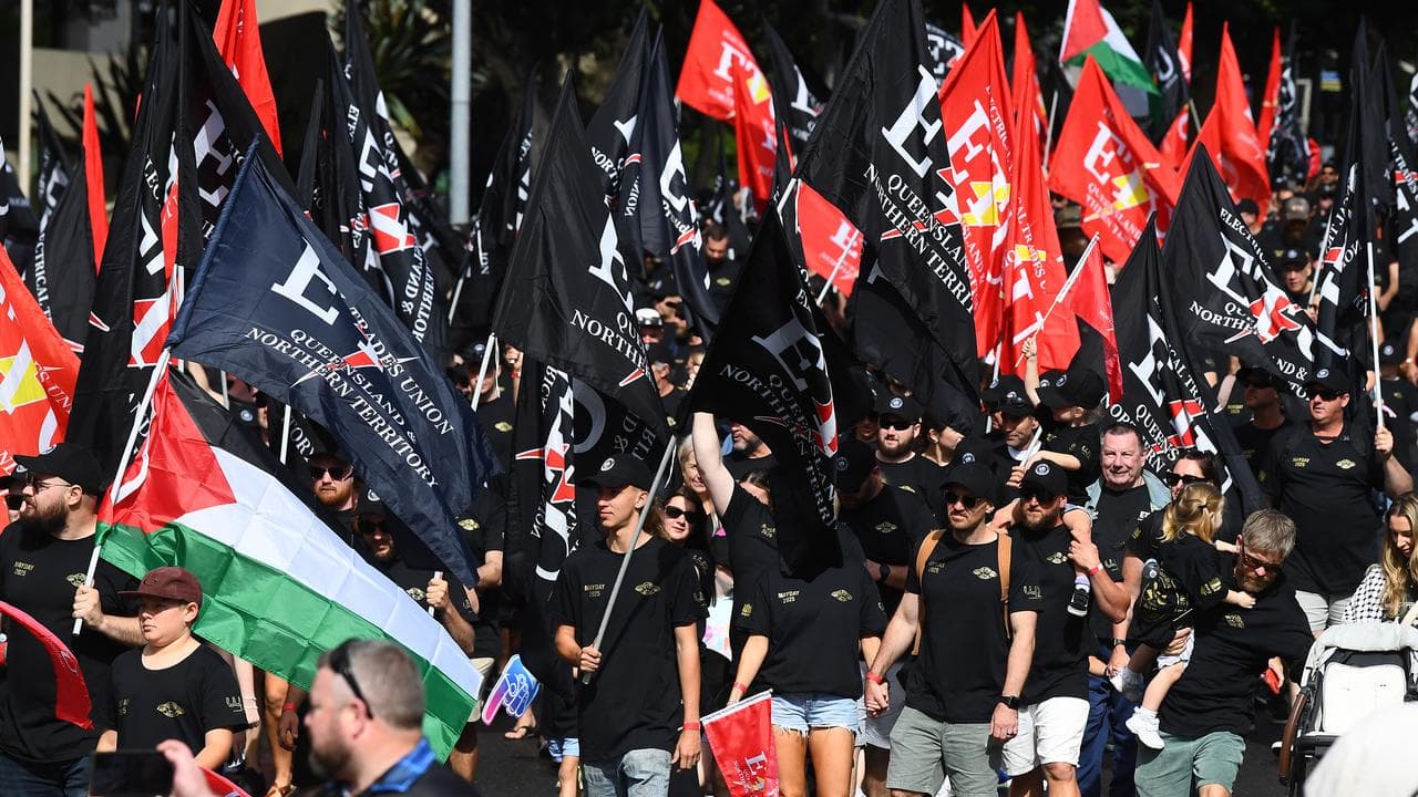 Labour Day march in Brisbane