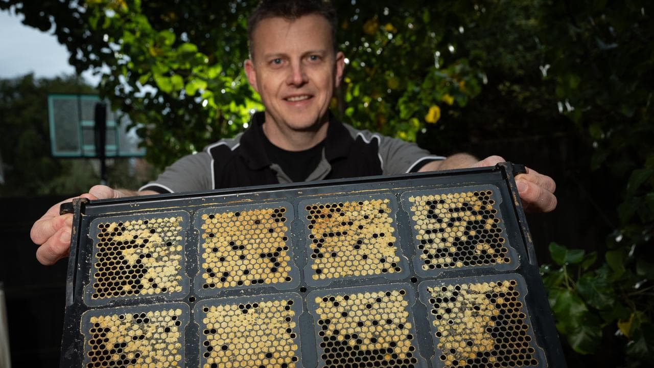 Firefighter turned beekeeper Simon Mildren
