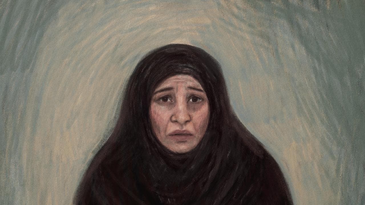Zeinab Ahmad court sketch