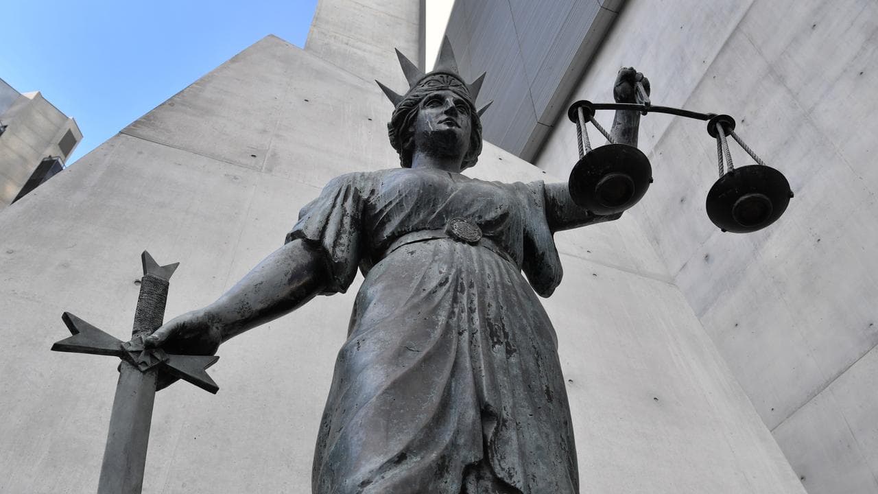 The Greek Goddess of Justice, known as Themis (file image)