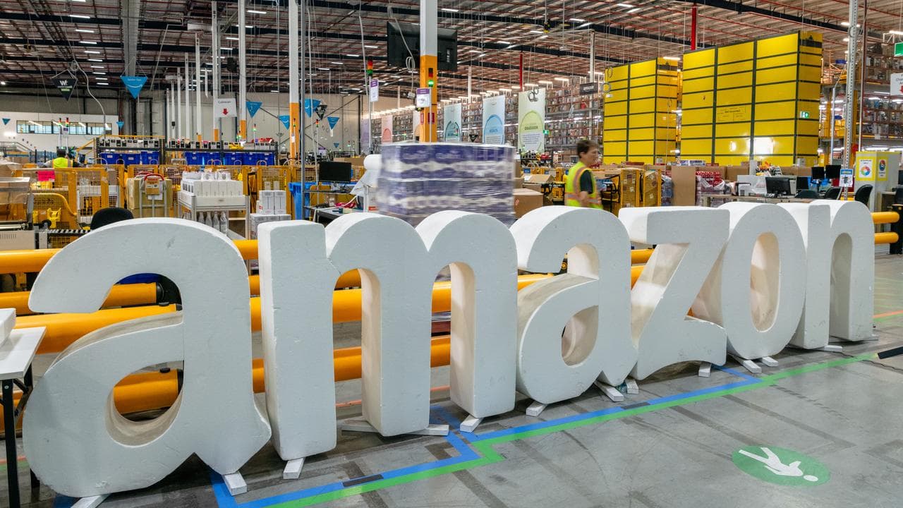 An Amazon warehouse in Brisbane (file image)