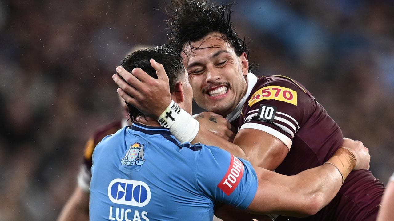 Dylan Lucas and Tino Fa'asuamaleaui.
