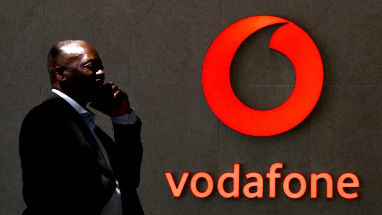 Vodafone signage (file image)