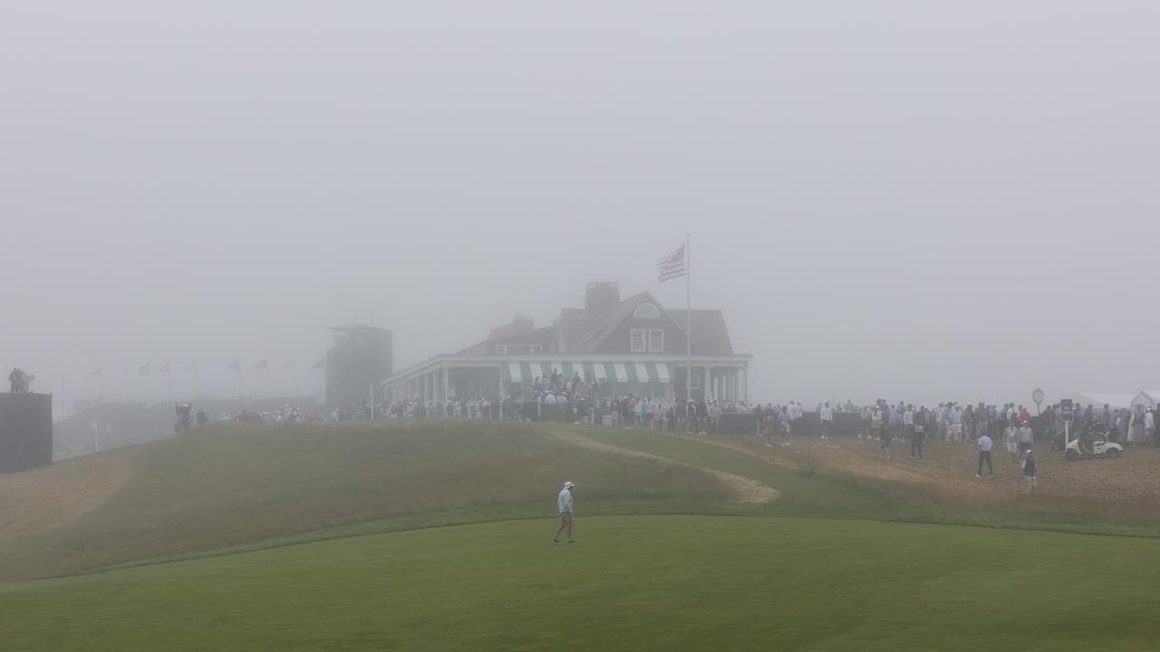 Fog at US Open.