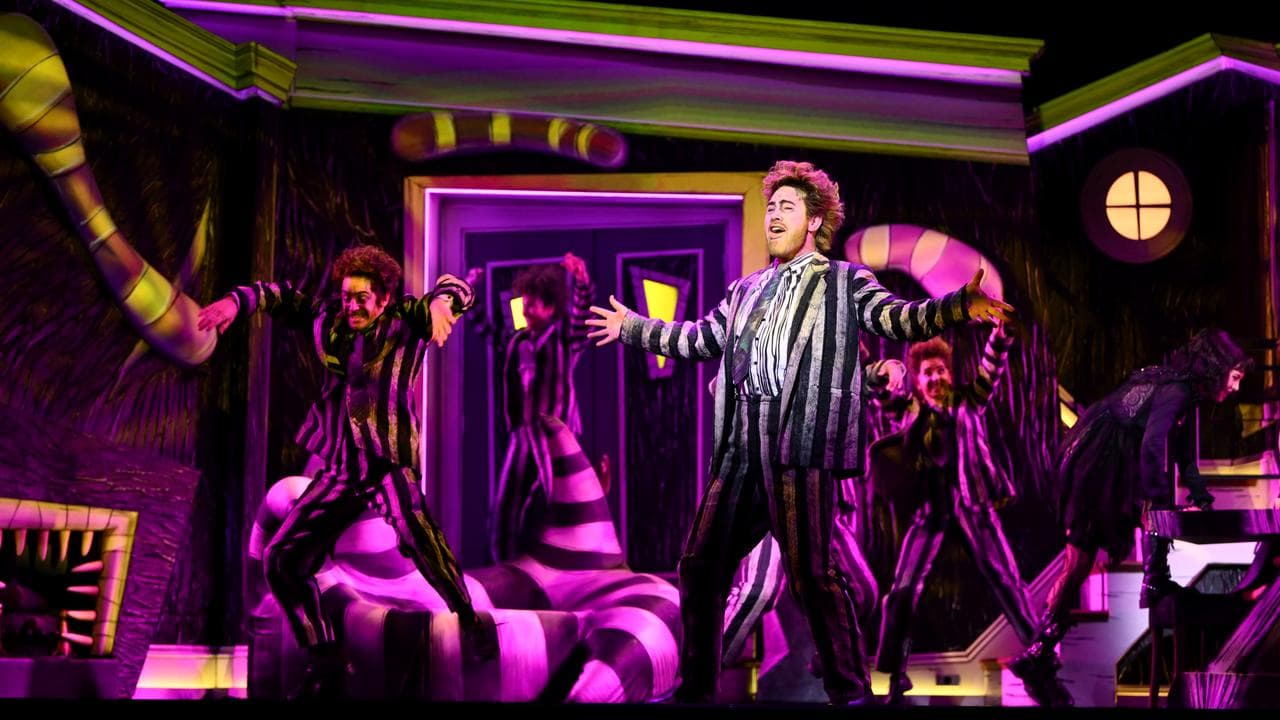 Beetlejuice The Musical at The Regent Theatre in Melbourne