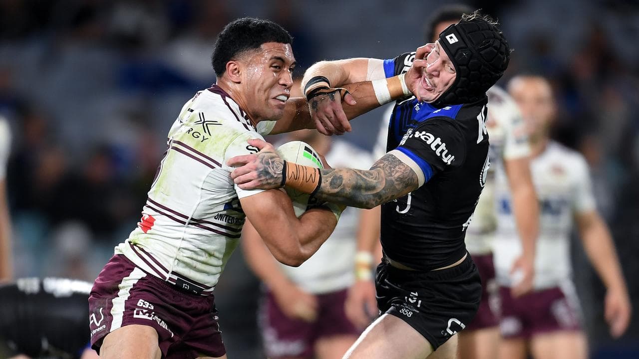 (L-R) Tolutau Koula and Kurt Mann.