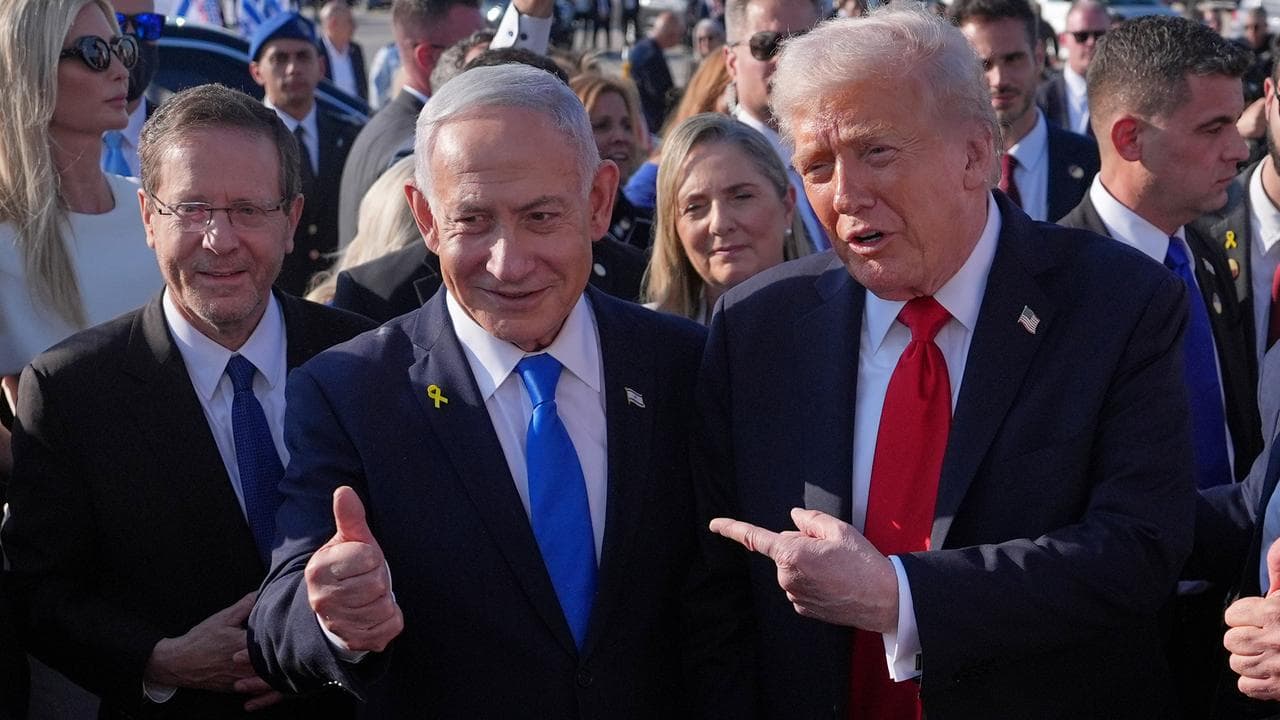 Benjamin Netanyahu and Donald Trump